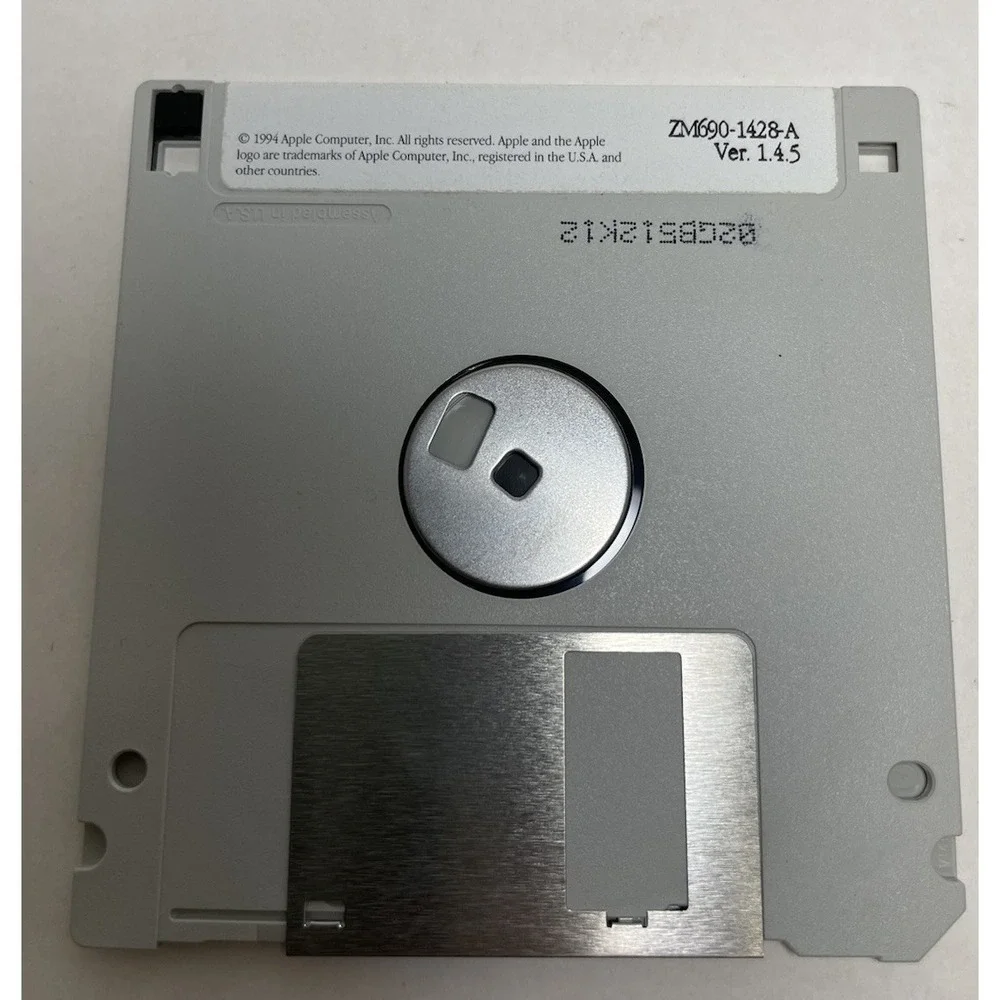 Apple Network Software Install Disk Multilingual Version 3.5 Floppy Disk